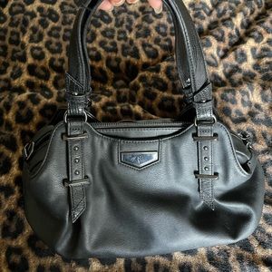 Small hobo bag with grommet detailing